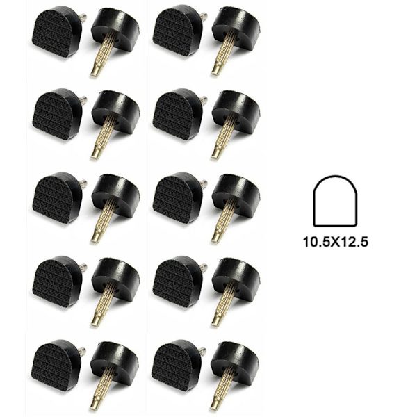20ST High Heel Tips Hälstift 10,5X12,5MM 10.5x12.5mm