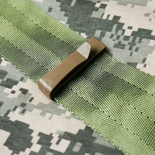 Molle Webbing Spenne Belteendeklips KHAKI 2,5CM Khaki 2.5cm