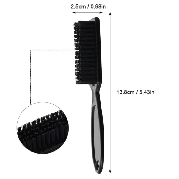 3 kpl Partaharja Salon Fade Brush Parturiharja