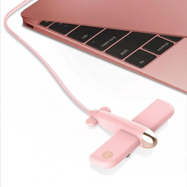 USB Hub USB Splitter ROSA pink