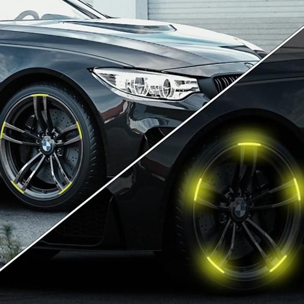 80 stk. Hub Reflekterende Sticker Dekorative Strips 2 2 2