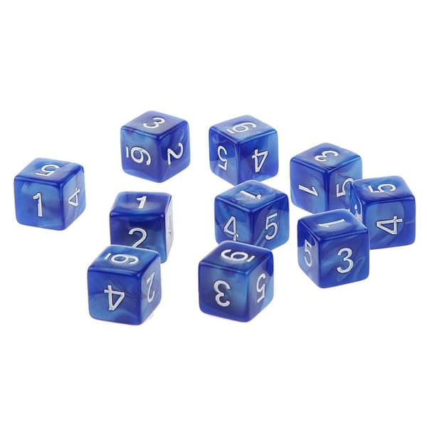 10 kpl / set DND Dice Polyhedral Noppa STYLE 06 STYLE 06 Style 06