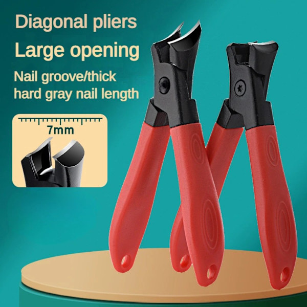 Nail Clippers Kynsisakset PUNAINEN DIAGONAL DIAGONAL red Diagonal-Diagonal