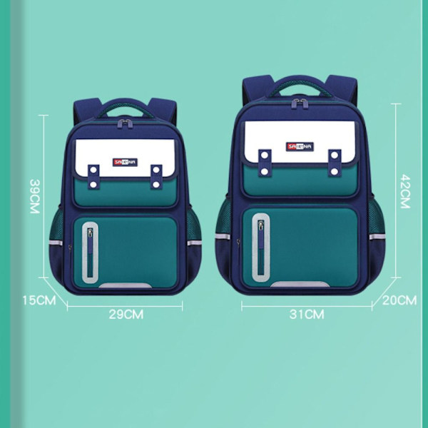 Skolesekk Primary School Bags Barn Ryggsekk green Large