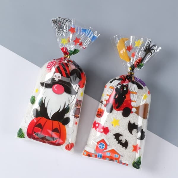 50st Halloween Godispåsar Godiskakor Påse Pack Presentpåsar