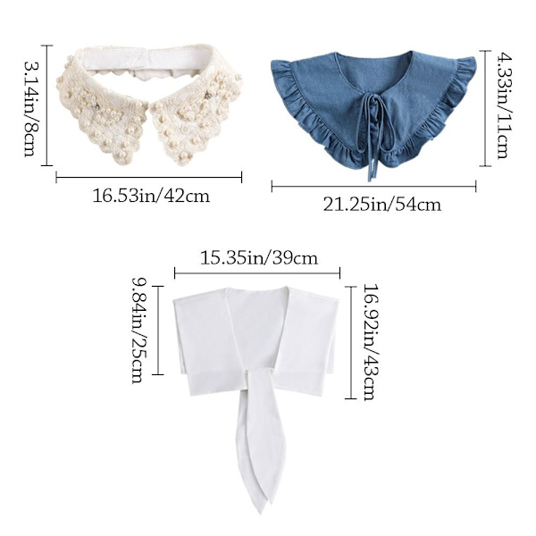 Paita Fake Collar Lapel 4 4 4