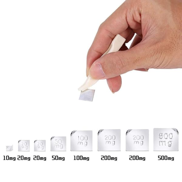 17st Kalibreringsvikter Set Gram Vikter Kit Mätning
