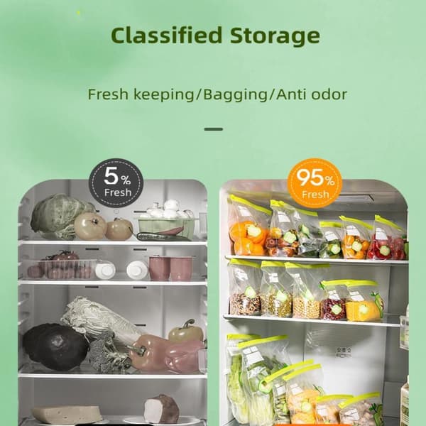 Zip lock Transparent förvaringsväska S S