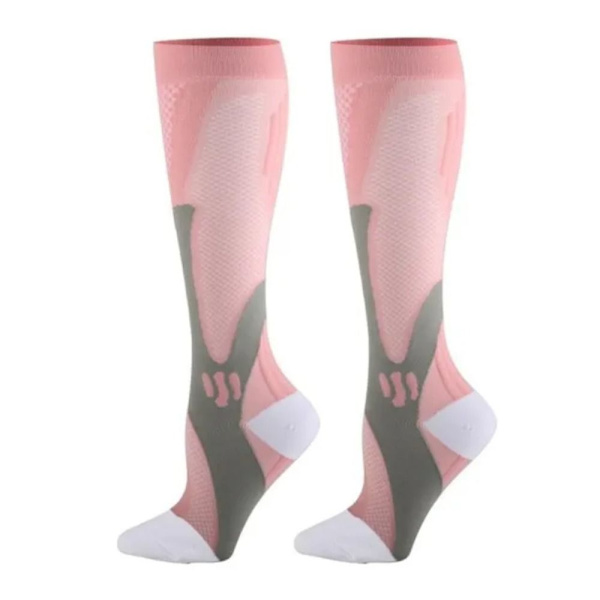 Kompressionsstrumpor Sportstrumpor ROSA L-XL Pink L-XL