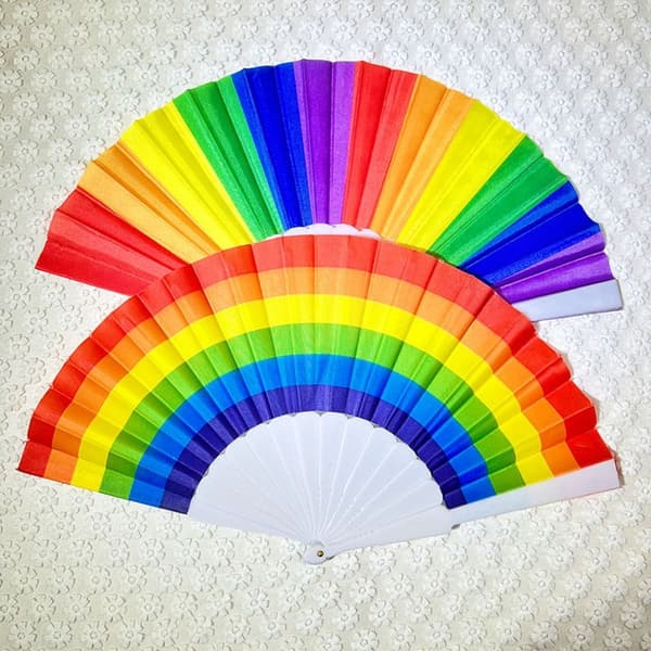 Rainbow Fans Rainbow Hand Fan A A A