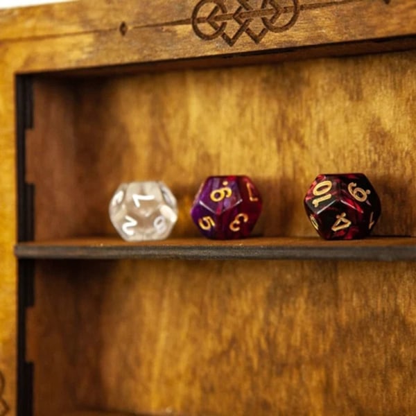 Tärningsbildram RPG Tärningsskärm Vägg Tärningsställ