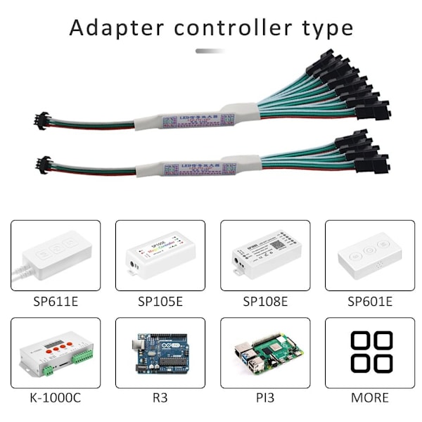 LED Signalforstærker Strip Light Repeater 1TO8 1TO8 1to8