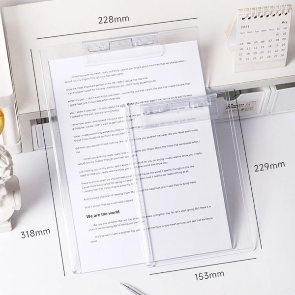 File Mappe Board utklippstavle A4 A4 A4