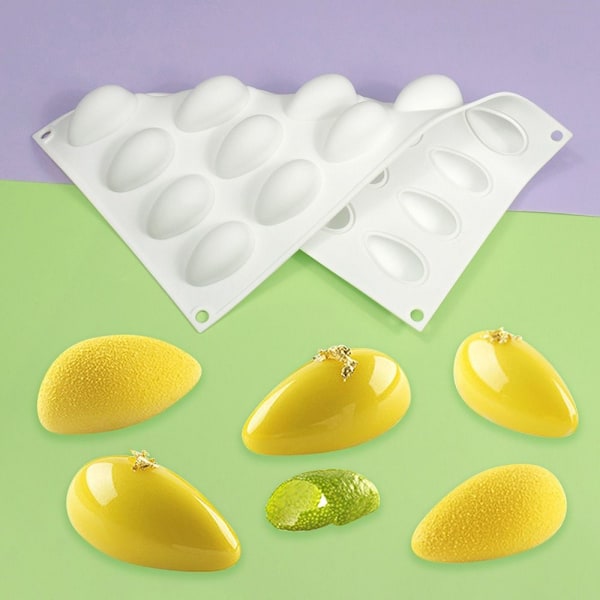 3D Shell Silikon kakeform Mousseformer