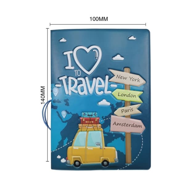 Pass Cover Passport Clip Document Organizer