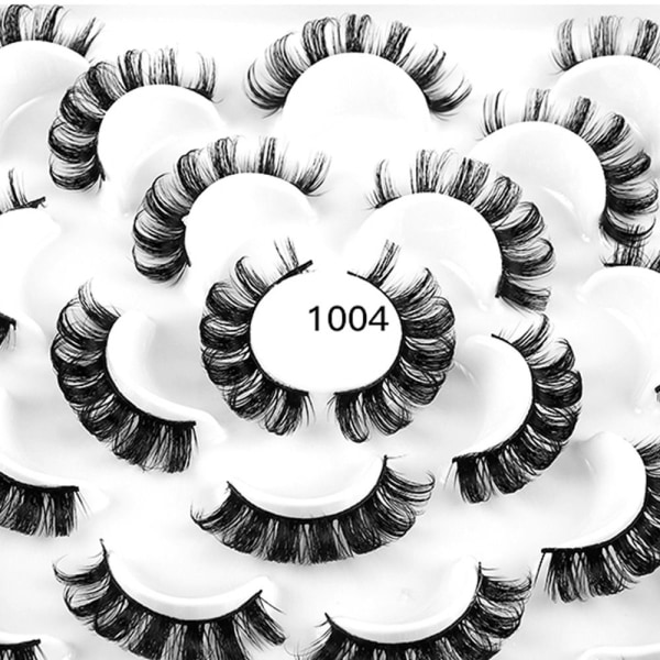 10 Par Russian Strip Lashes Lösögonfransar 1013 1013