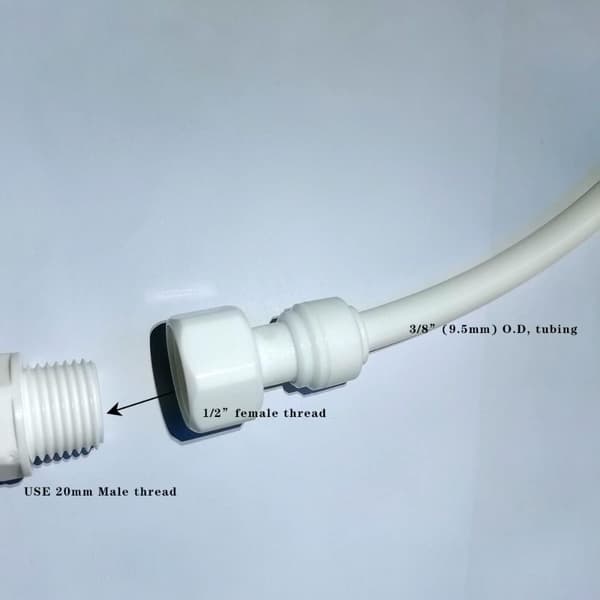 5 st Quick Connector Quick Connect Fitting Vattenrörkopplingar