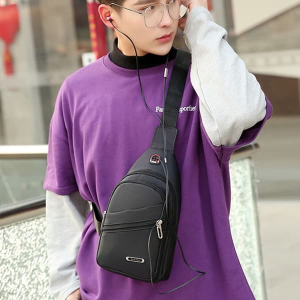 Sling Bag Axelväska GRÅ Grey
