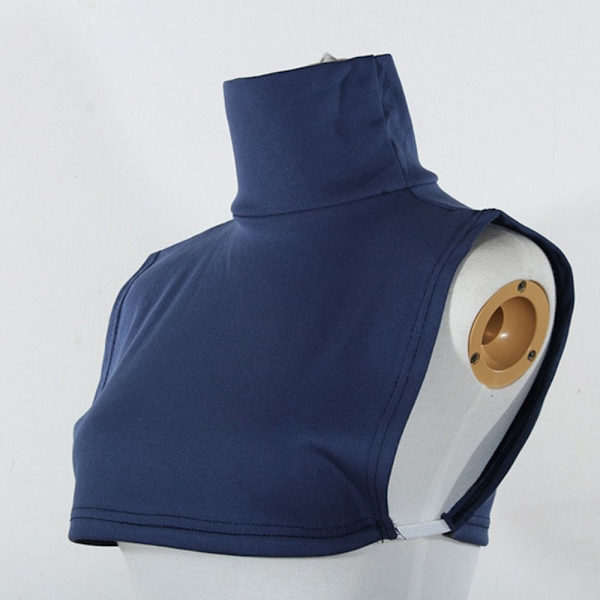 Turtleneck Fake Collar Mock Neck Cover SORT SORT black