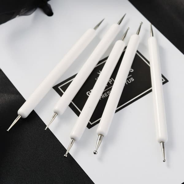 Nail Art Pensel Maleri Tegning SORT black