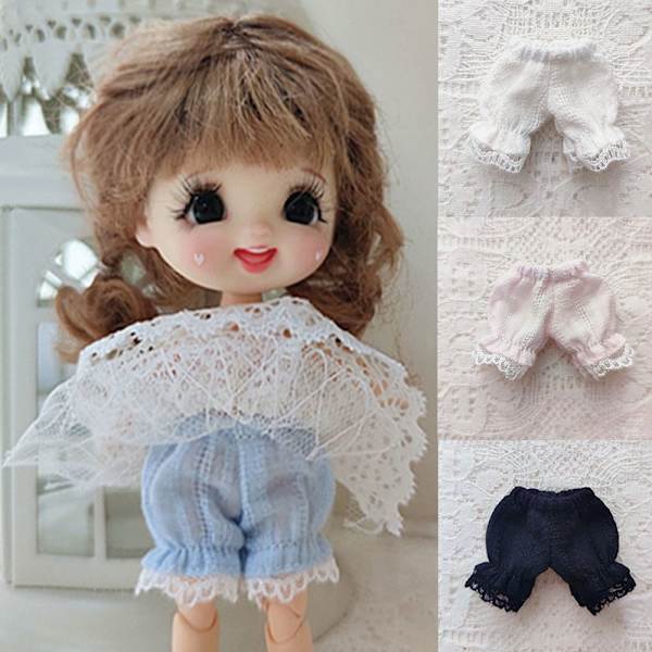 Nuket Puuvillashortsit Doll Lantern Housut VALKOINEN White