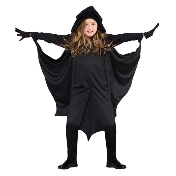 Halloween flagermus kostume Cosplay kostumer til børn 140 140