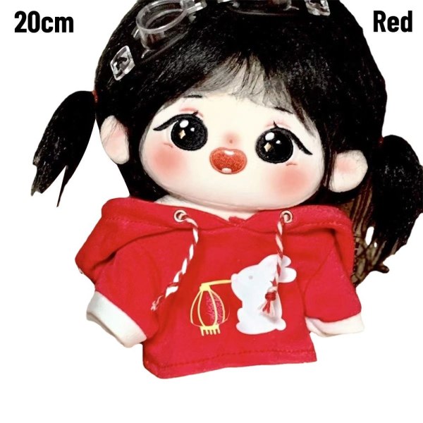Käsintehdyt hupparit collegepaita asut PUNAINEN 20cm Red 20cm