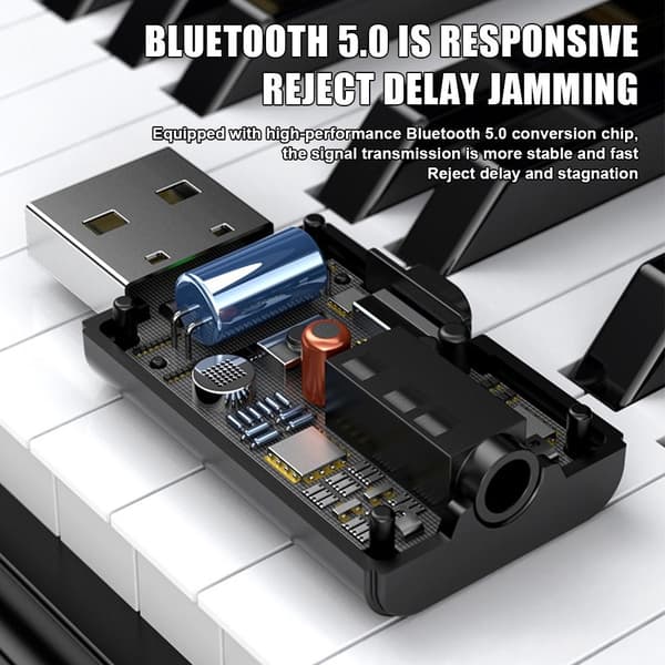 Bluetooth äänilähetinsovitin Langaton stereolähetin