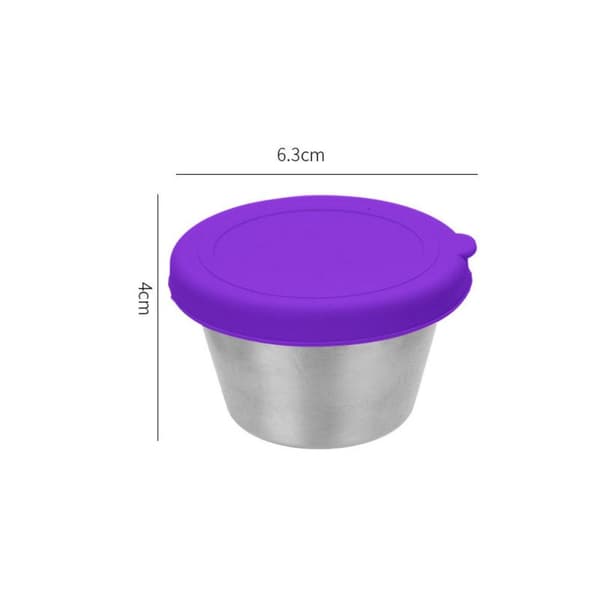 Dressingbeholder Rustfrie sauskopper LILLA 70ML 70ML Purple 70ml-70ml
