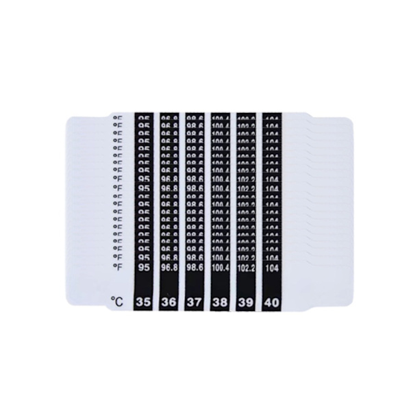 20 stk pandehoved termometer Strip Sticker LCD Digital 20Pcs