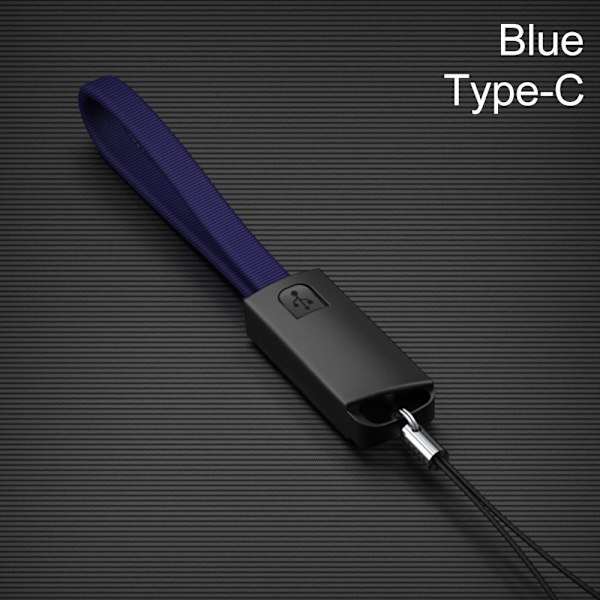 USB datakabel Snabbladdningskabel BLÅ TYPE-C TYPE-C Blue Type-C-Type-C