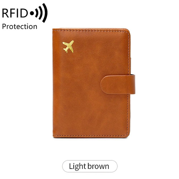 Passdeksler RFID Passklips LYSBRUN light brown