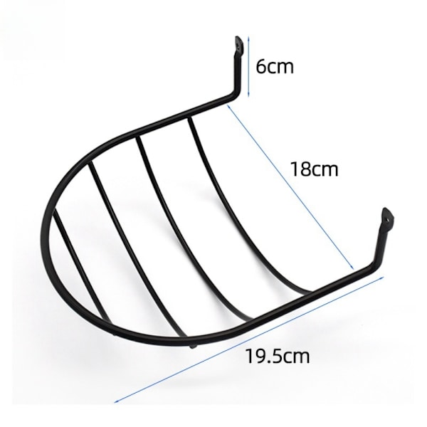 2 stk Hattehylle Hatteorganisator Baseballcapsholder Black 2 Pcs-2 Pcs