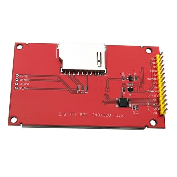 2.8\" SPI TFT LCD-skärm Touch Panel LCD-pekskärmssköld