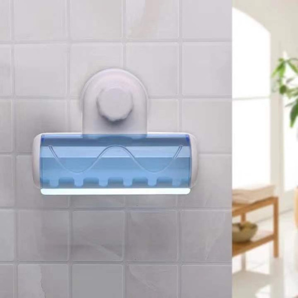 2 Stk Tandbørsteholder Tandbørstestativ Tandbørsteopbevaring Blue 2Pcs-2Pcs