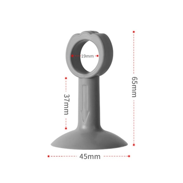 4stk Dørstopper Dørhåndtak 4STK HVIT 4STK HVIT 4pcs white