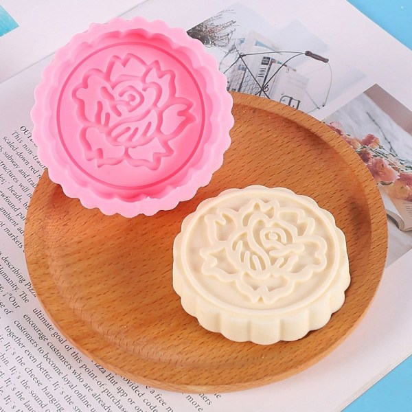 2 Stk Bageform Mooncake Stempler STYLE-2 STYLE-2 Style-2