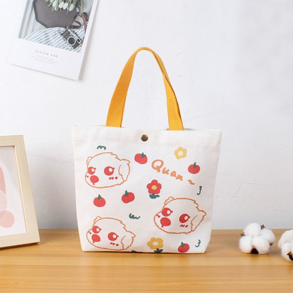 Canvas Kangaskassi Tyttö Käsilaukku E E E