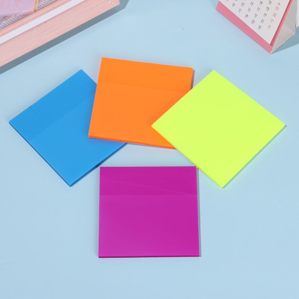 250 ark Memo Pad Transparent Sticky Notes Anteckningsblock