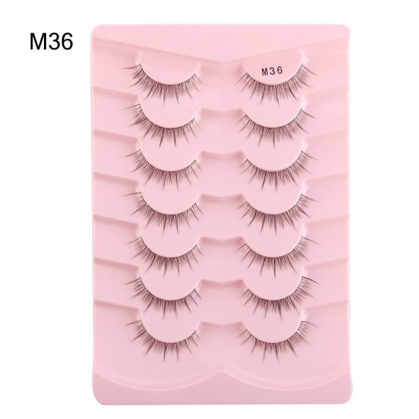 Naturlige falske øyevipper Faux Mink Lashes M36 M36 M36