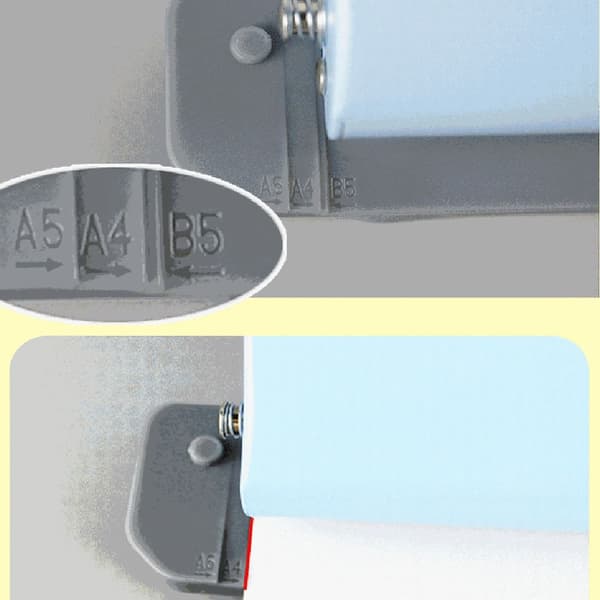 Puncher Papirkuttermaskin LYS BLÅ Light Blue