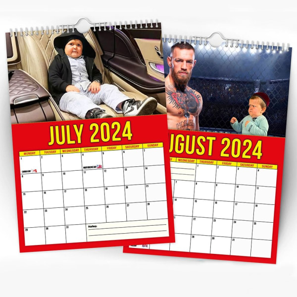 2024 Hasbulal Kalender Veggkalender hengende kalender