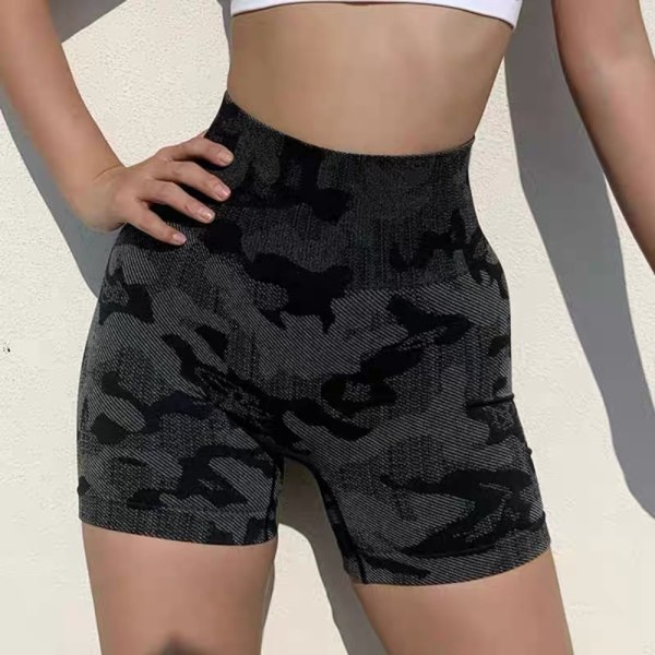 Camo Shortsit Urheilushortsit MUSTA black