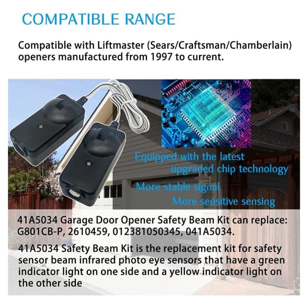 Garageportåbner Safety Beam Eyes Compact Sensor