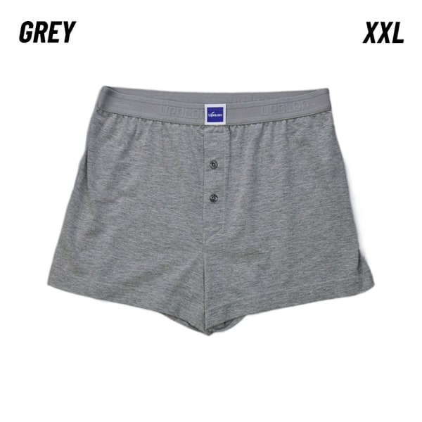 Herrunderkläder Boxer GRÅ XXL grey XXL