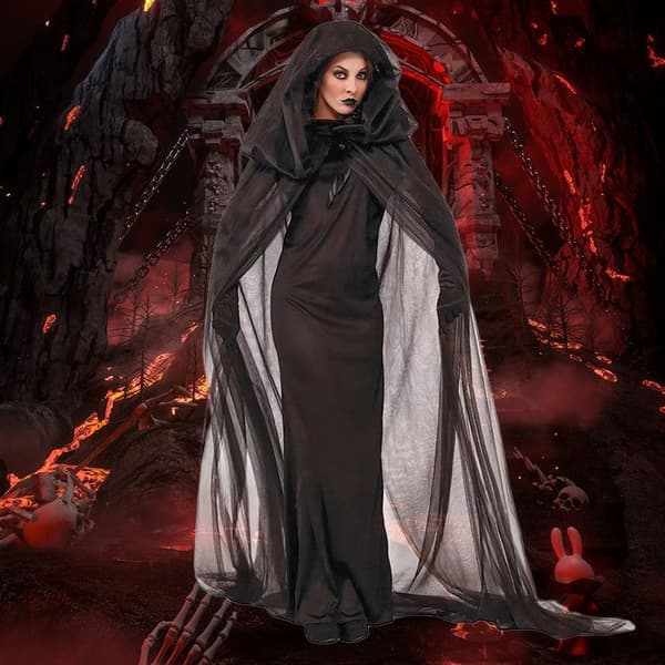 Häxkläder Halloween Kostym S S