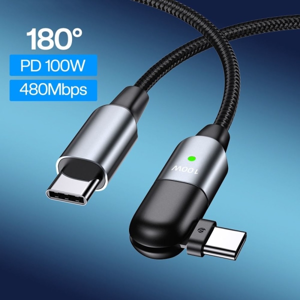 USB C til Type-C kabel PD 100W 1,2M 1.2m