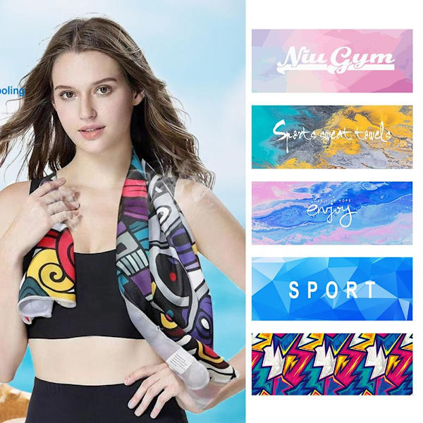 Kylmä urheilupyyhe Fitness Cool Towel CC C