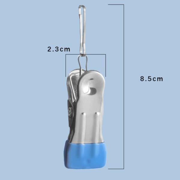 10 stk. tørreclips tørrestativ GRÅ grey