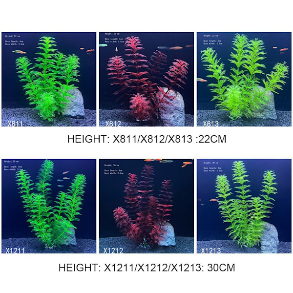2 STK Vandgræs kunstige planter X811 X811 X811
